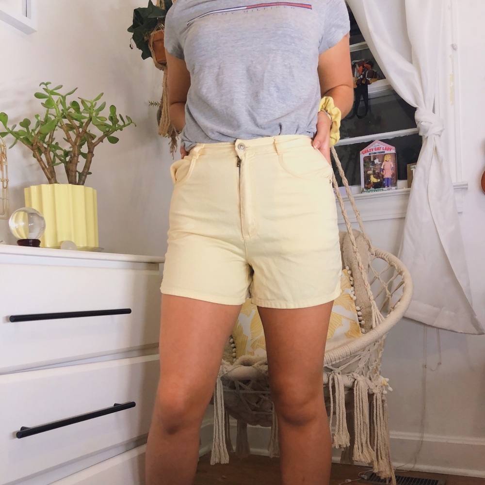 Vintage High-Waisted Shorts